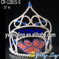 Venta por mayor del Rhinestone garra desfile coronas